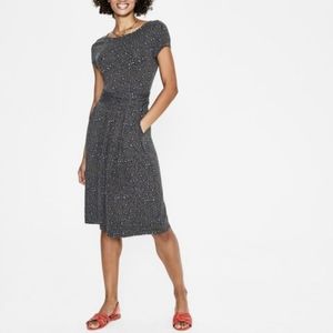 Boden Amelie Jersey Animal Print Dress